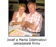 Josef a Marta Odehnalovi, zakladatelé firmy